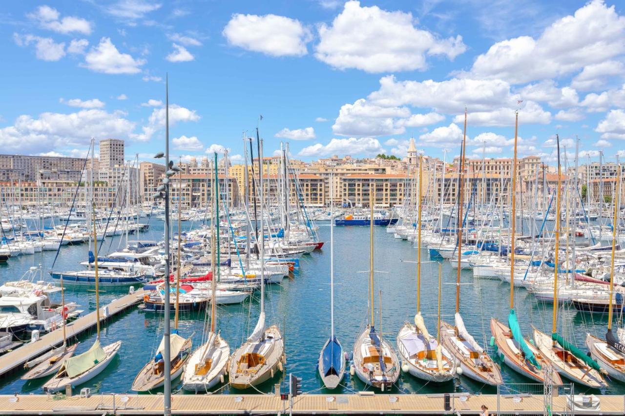 Le Rive Neuve Standing Vieux-Port - Appartement 1 Chambre 4 Pers Vue Mer Clim マルセイユ エクステリア 写真